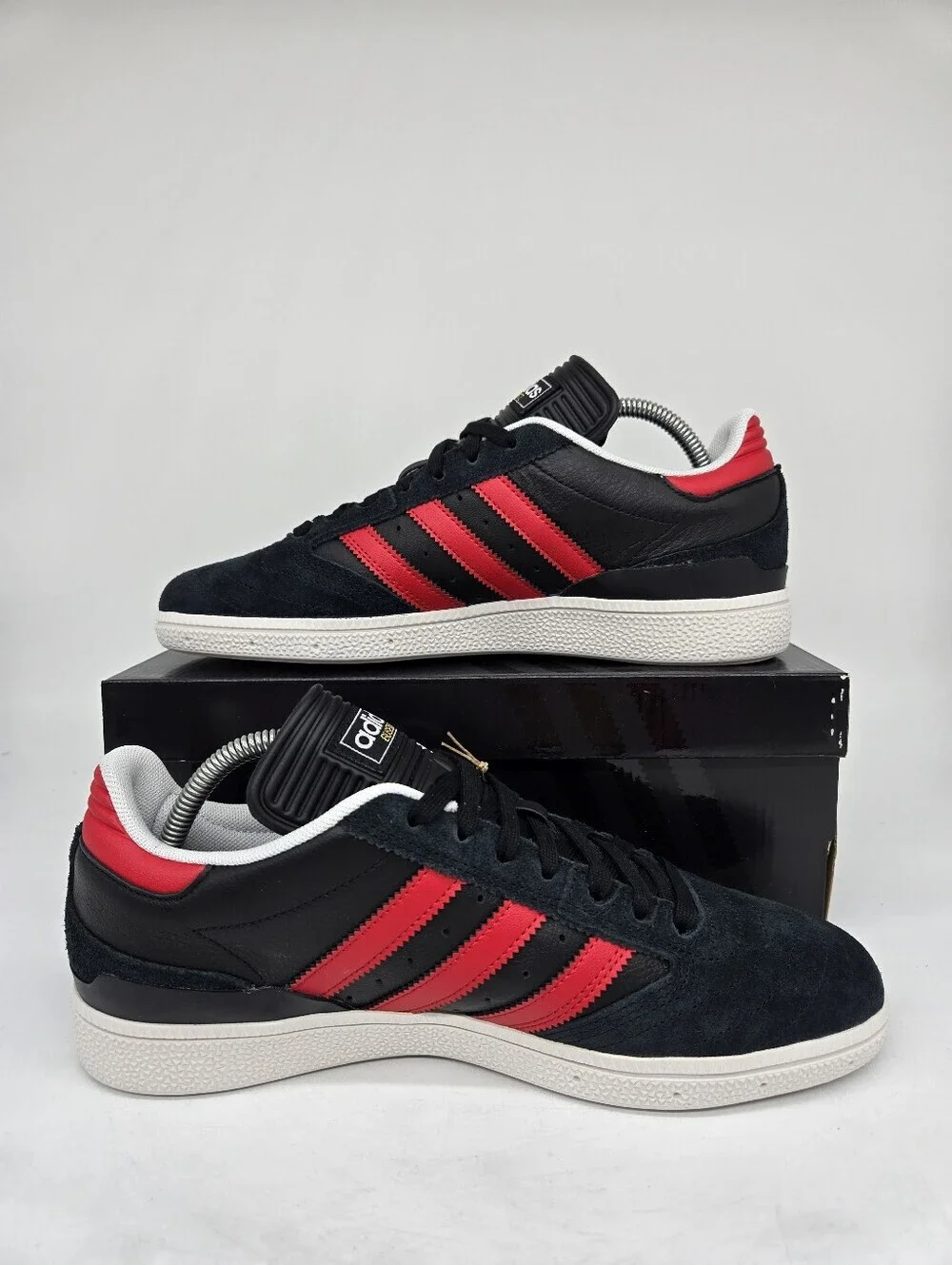 Adidas Men's Busenitz Pro JP8606 Black Scarlet Skateboarding Shoes Size 12